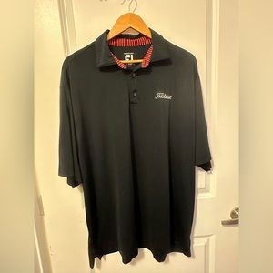 Footjoy Titleist XL black golf shirt. Performance fabric. Excellent condition.